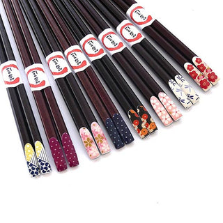 Baguettes japonaises colorées