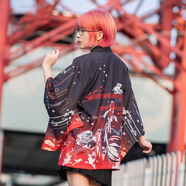Veste style Haori sanctuaire japonais