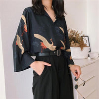 Chemise style Haori motif grues japonaises-2.jpg