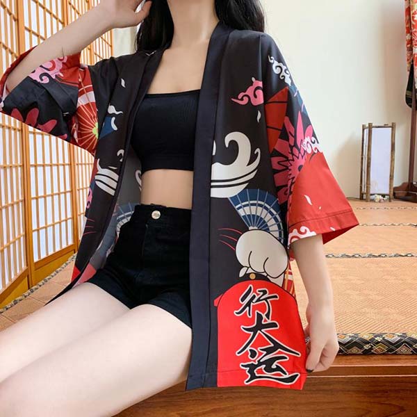Veste kimono femme Maneki Neko-3.jpg