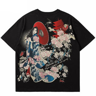 T-shirt imprimé Japon traditionnel