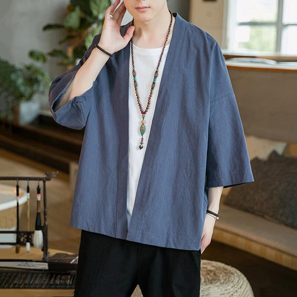 Veste Kimono Homme Légère Large-4.jpg