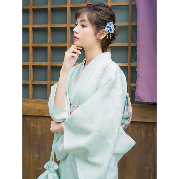 Kimono japonais femme vert pastel-4.jpg