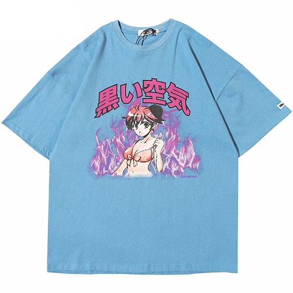 T-shirt japonais Manga Girl-0.jpg