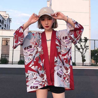 Cardigan style Haori traditionnel japonais
