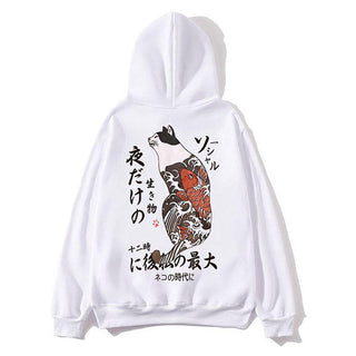 Sweat japonais chat yakuza