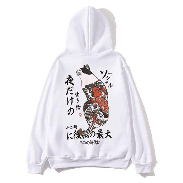 Sweat japonais chat yakuza