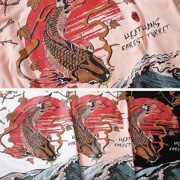 T-shirt japonais carpe koï d'automne-5.jpg