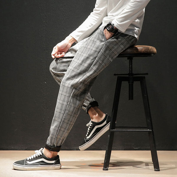 Pantalon style japonais à carreaux-7.jpg