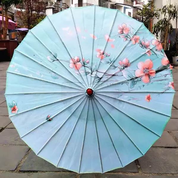 Ombrelle japonaise branches de cerisier