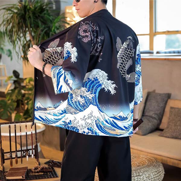 Veste Kimono Mythique Carpe Koï & Vague-6.jpg
