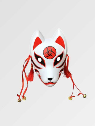 Masque Kitsune traditionnel Abunai