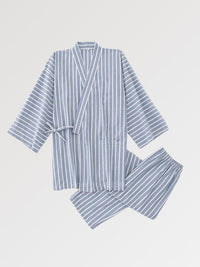 Jinbei japonais épais rayé pantalon-0.jpg