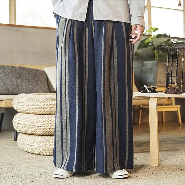 Hakama pantalon japonais rayé-4.jpg