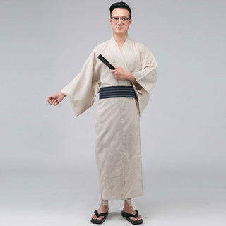 Yukata Homme Uni Beige