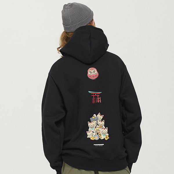 Sweat à capuche japonais minimaliste