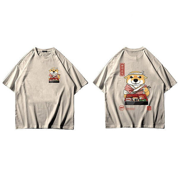 T-shirt shiba japonais et sushis-9.jpg