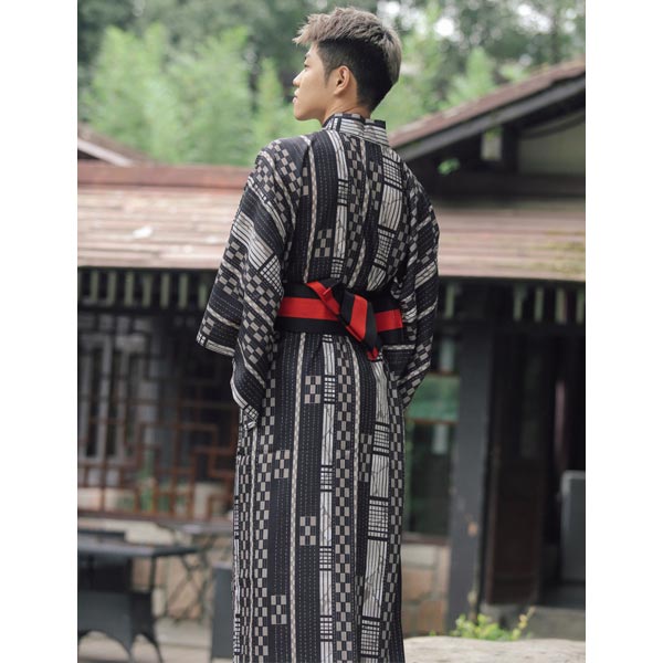 Kimono Homme Motifs Damiers et Géométriques-1.jpg