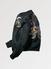 Sukajan japonais brodé Fūjin & Raijin-3.jpg