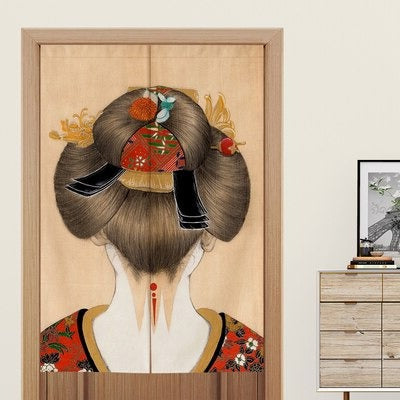 Noren rideau japonais Geisha-0.jpg