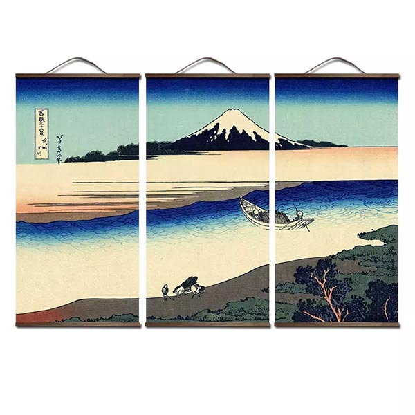 Triptyque estampe japonaise Hokusai-0.jpg