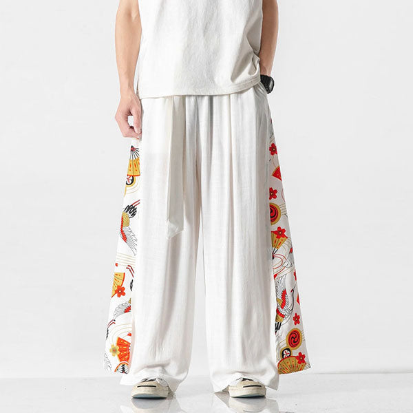 Pantalon très large motifs traditionnels japonais-1.jpg