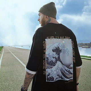 T-shirt tableau vague de Kanagawa