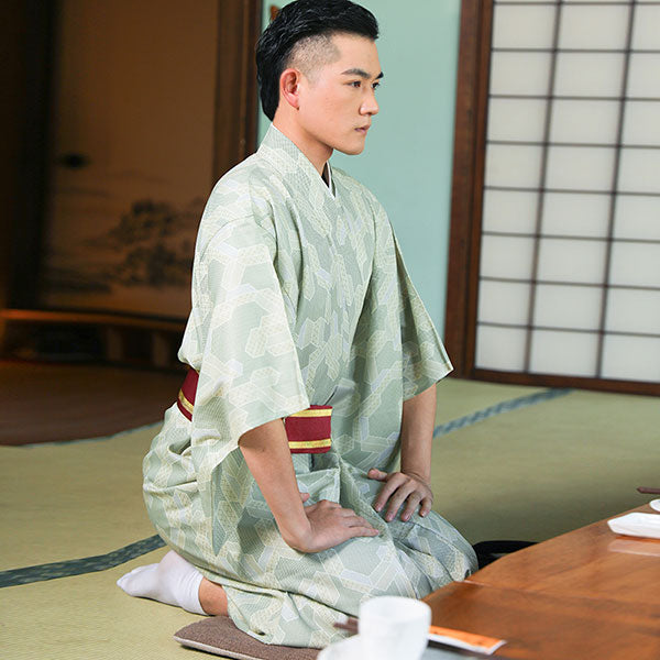Kimono Homme Vert Japon Traditionnel-0.jpg