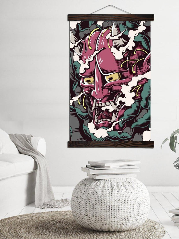 Tableau démon japonais style tatouage-2.jpg