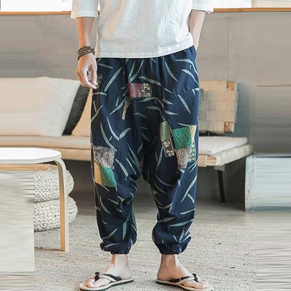 Pantalon style sarouel patchwork imprimé japonais-3.jpg
