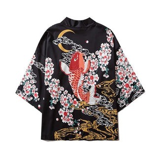 Veste Kimono Femme Carpe Koï Sakura