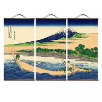 Tableau triptyque estampe japonaise Tōkaidō-0.jpg