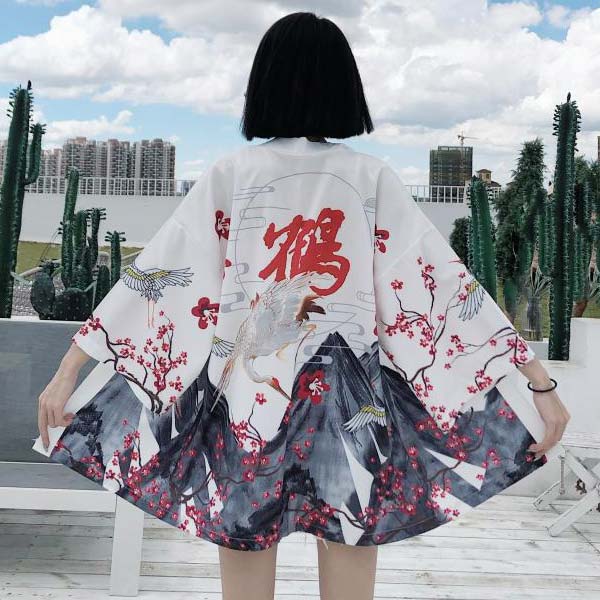 Veste style Haori japonais Yama