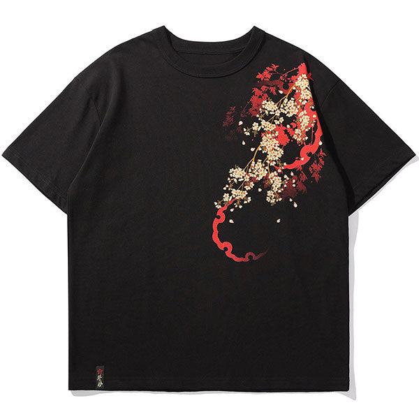 T-shirt imprimé guerrières japonaises-1.jpg