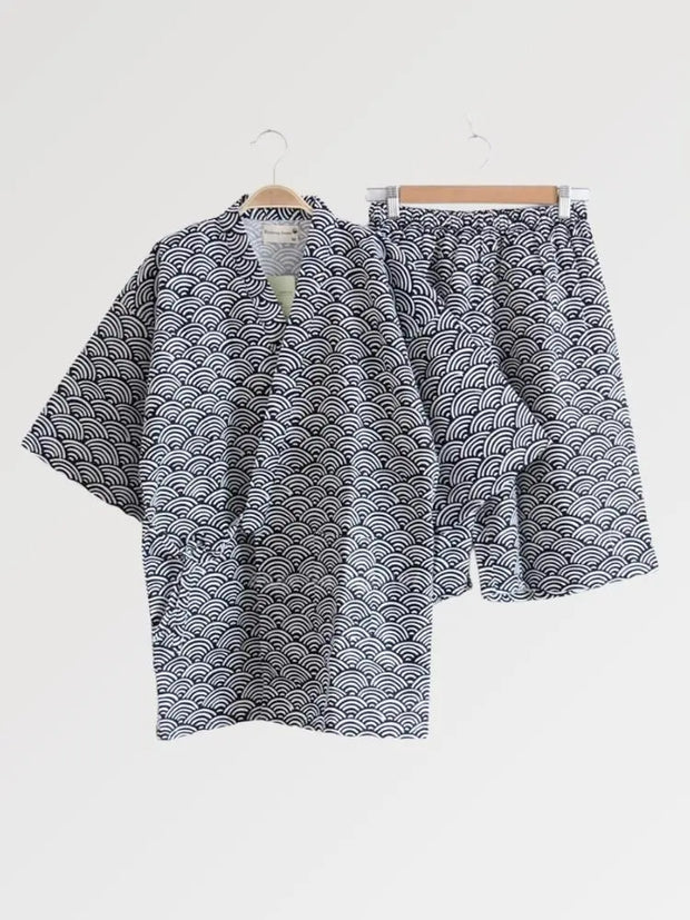 Jinbei pour homme motif japonais Seigaiha-0.jpg