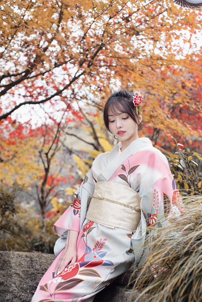 Kimono femme bicolore rose et blanc-4.jpg