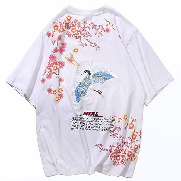 T-shirt grues et fleurs japonaises-4.jpg