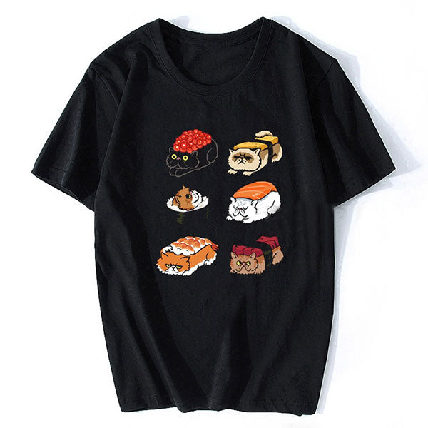 T-shirt japonais Neko Sushis-0.jpg
