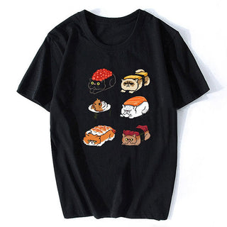 T-shirt japonais Neko Sushis