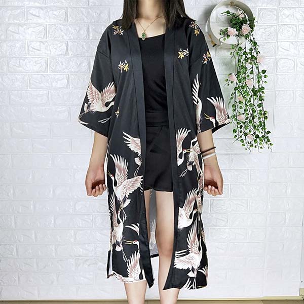 Veste longue style kimono motif grues-3.jpg