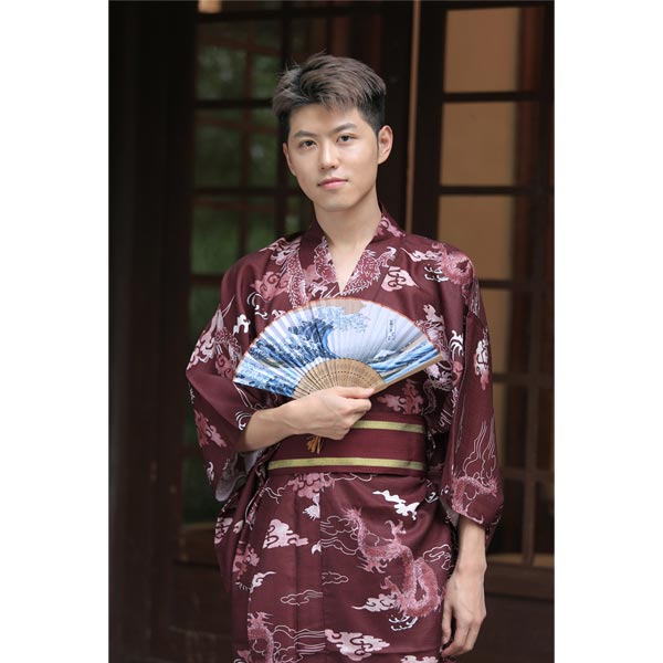 Kimono Japonais Homme Moderne Dragon-6.jpg