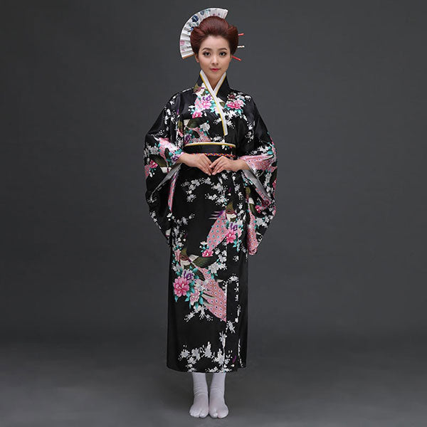 Kimono satiné style japonais noir-1.jpg