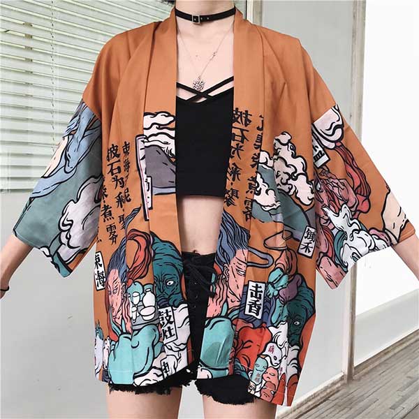 Kimono court motif Yokai japonais-0.jpg