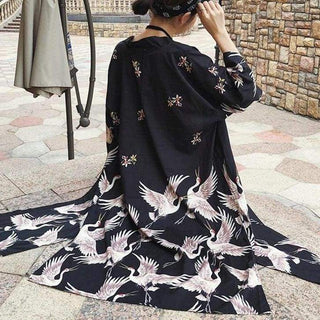 Kimono Femme Grues Japonaises