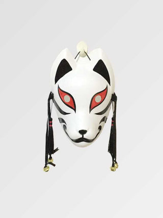 Masque japonais traditionnel Kitsune dark