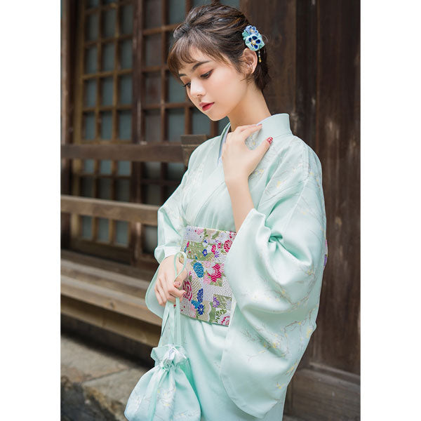 Kimono japonais femme vert pastel-5.jpg