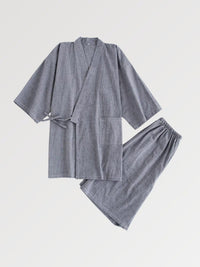 Jimbei japonais léger pour homme uni-1.jpg
