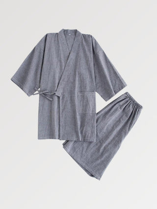 Jimbei japonais léger pour homme uni