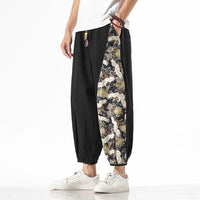 Pantalon japonais imprimé motif grue-4.jpg