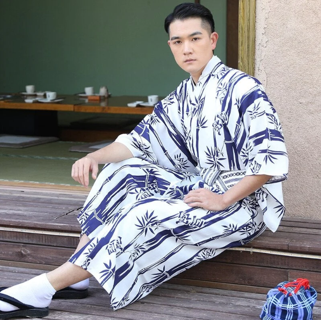 Kimono Japonais Homme Bamboo
